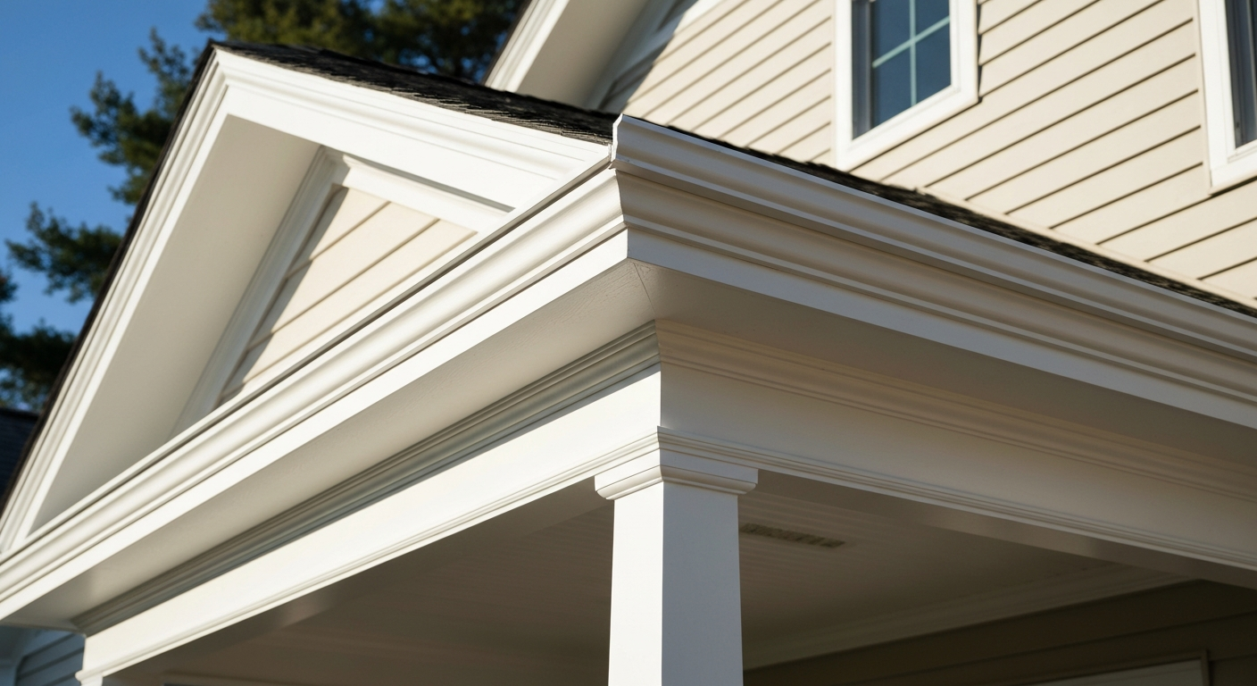 New fascia, soffit and trim
