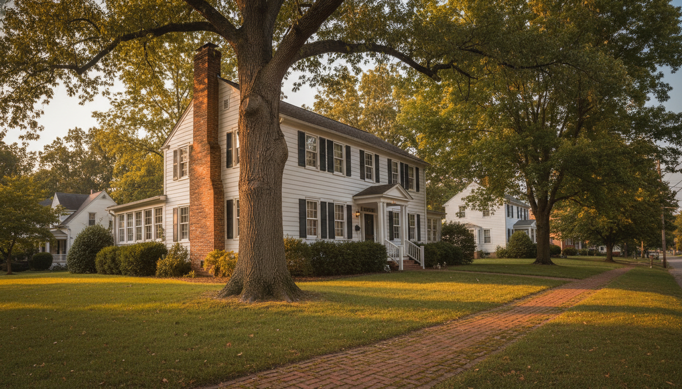 Vienna, Virginia residential exterior โ Inside-the-Beltway clapboard home