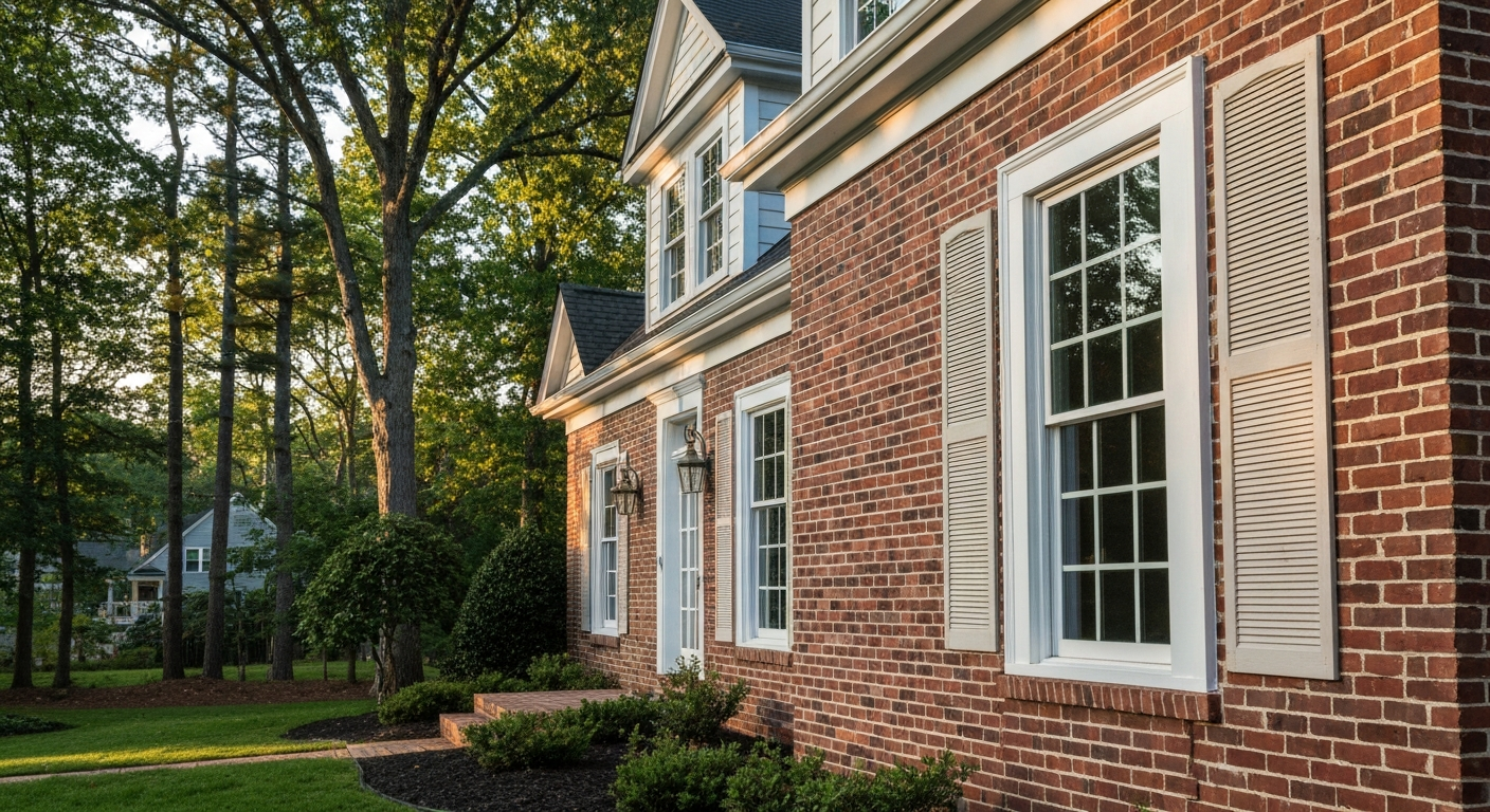 Replacement windows on a Northern Virginia home